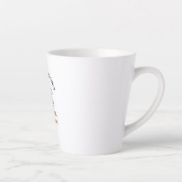Rustig, sterk, niet te stoppen olifantenontwerp latte mok