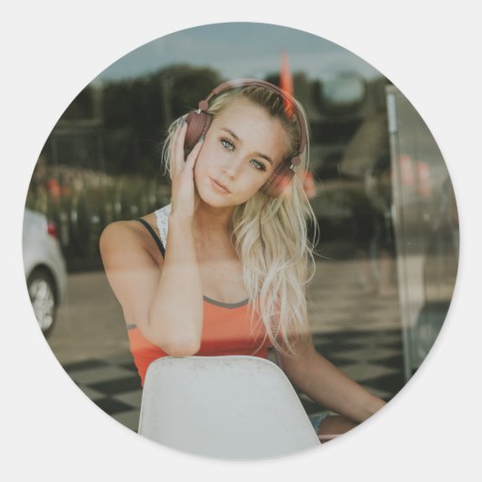 RUSTIG! Stickers - Gepersonaliseerd - Voeg uw Afbe (Voorkant)