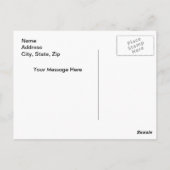 Rustig strand Briefkaart (Achterkant)