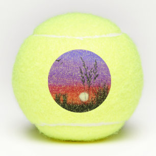 Rustig Tennisballen Lake Sunset