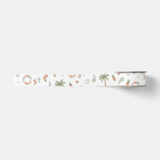 Rustig Tropisch Kerstfeest Grosgrain Lint