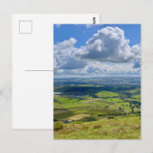 Rustig uitzicht vanaf Pendle Hill... Briefkaart (Voorkant / Achterkant)