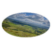 Rustig uitzicht vanaf Pendle Hill... Snijplank (Hoek)