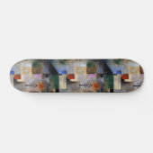 Rustig voor bomen Expressionistisch skateboard (Horizontaal)