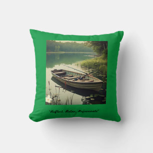 "Rustig waterlandschap" Kussen