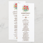 Rustig Waterverf Weide Wilde Bloemen Programma (Voorkant / Achterkant)