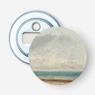 Rustig Zee - Gustave Courbet Button Flesopener