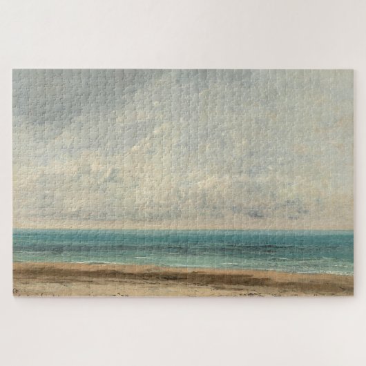 Rustig Zee - Gustave Courbet Legpuzzel (Horizontaal)