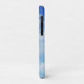 Rustige Aangepaste Hemeldromen Aquarel Blauw & Wit Case-Mate iPhone Case (Achterkant/links)