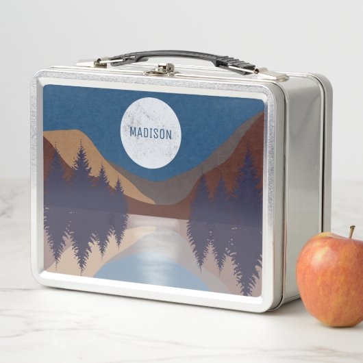 Rustige Abstracte bosmonreflectie (In situ)