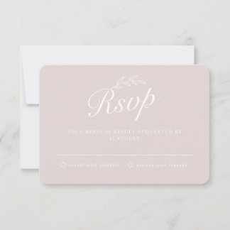 Rustige achtertuin botanische blad handgeschreven  kaart