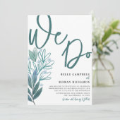 Rustige afpersing We maken een Script Sage Green W Kaart (Staand voorkant)