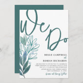 Rustige afpersing We maken een Script Sage Green W Kaart (Voorkant / Achterkant)