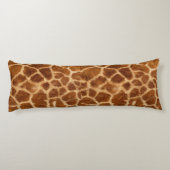 rustige afrikaanse mode safari diergiraffdruk lichaamskussen (Achterkant)