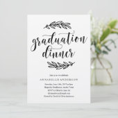 Rustige Afstuderen Inbeluitnodiging Kaart (Staand voorkant)