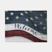 Rustige Amerikaanse deurmat (Voorkant)