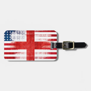 Rustige Amerikaanse vlag Bagagelabel