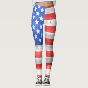 Rustige Amerikaanse vlag Leggings
