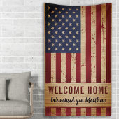 Rustige Amerikaanse vlag Spandoek