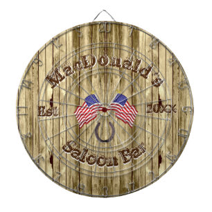Rustige Amerikaanse westerne zout bar Dartbord