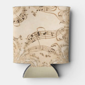 Rustige Antiek muzieknotities Blikjeskoeler (Voorkant)