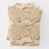 Rustige Antiek muzieknotities Inpakpapier Vel (In situ)