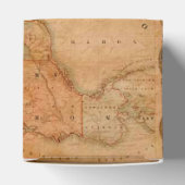 Rustige Antiek Wereldkaart III Bedankdoosjes (Bovenkant)
