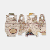 Rustige Antiek Wereldkaart IV Bedankdoosjes (Uitgevouwen)