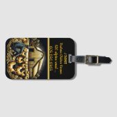 Rustige avond met Brahma kippen op het Boerderij Bagagelabel (Voorkant (horizontaal))