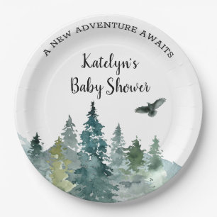 Rustige Baby showers Borden Papieren Bordje
