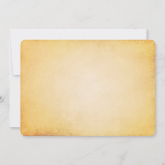 Rustige banner Romantic Wedding Kaart (Achterkant)