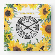 Rustige Barn White Wood Country Cottage Sunflower