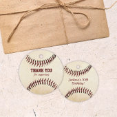 Rustige Baseball Strings Bedankjes Labels