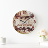 Rustige Baseball-wandklokken Grote Klok (Huis)