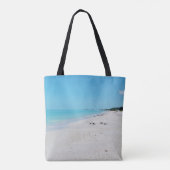Rustige Beach Canvas tas (Achterkant)