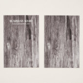 Rustige Beach Driftwood Background Kaart (Voorkant /achterkant)