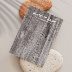 Rustige Beach Driftwood Background Kaart