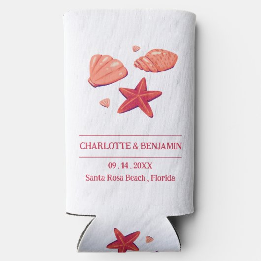 Rustige Beach Wedding Party (Achterkant)