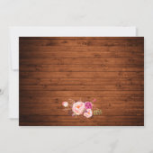 Rustige Bedankt met houten roze vuursteentjes (Achterkant)