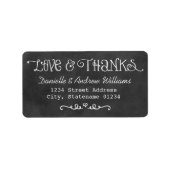 Rustige Bedankt van de Liefde van het Manuscript C Etiket (Voorkant)