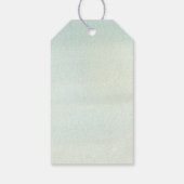 Rustige bergen bossen met een openluchtthema bevoo cadeaulabel (Achterkant)