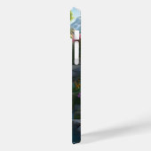 Rustige berghut watervallen bloemen Case-Mate iPhone case (Achterkant / Links)