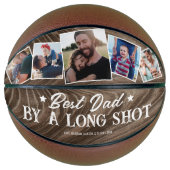 Rustige beste vader met een lange adem basketbal (Voorkant)