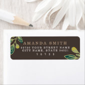 Rustige bladeren etiket (Insitu)