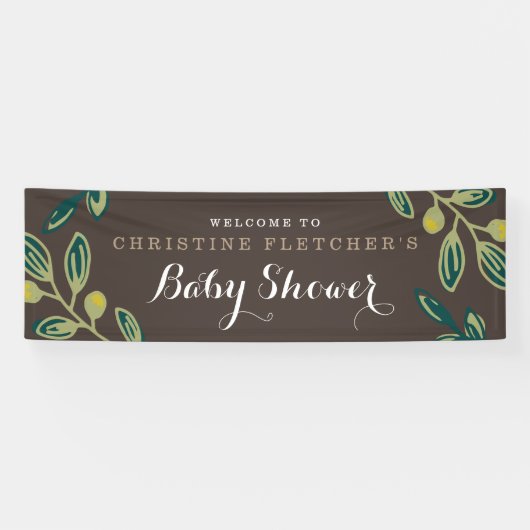 Rustige bladeren spandoek (Horizontaal)