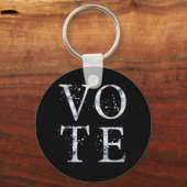 Rustige Blauwe Stemming Sleutelhanger (Voorkant)