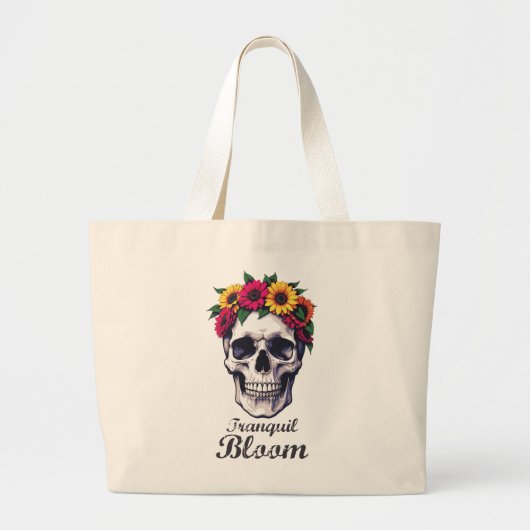 rustige bloei grote tote bag (Voorkant)