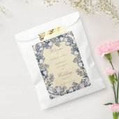 Rustige  Bloembloemen bruiloft Bedankzakje (Gezegeld)