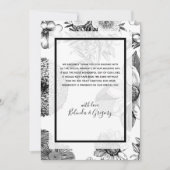 Rustige bloemen bruiloft Hartelijk dank Bedankkaart (Voorkant)