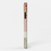 Rustige  bloemen, roze goudzout Case-Mate iPhone case (Achterkant/rechts)